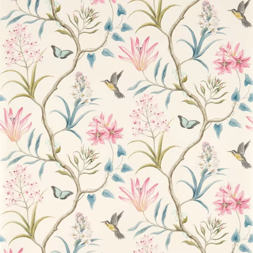 Обои Sanderson One Sixty Clementine Dusky Pink 213386