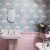 Обои Sanderson One Sixty Flamingos Turquoise Pink 214569 фото в интерьере