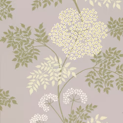 Обои Sanderson One Sixty Cowparsley Amethyst DOPWCO103