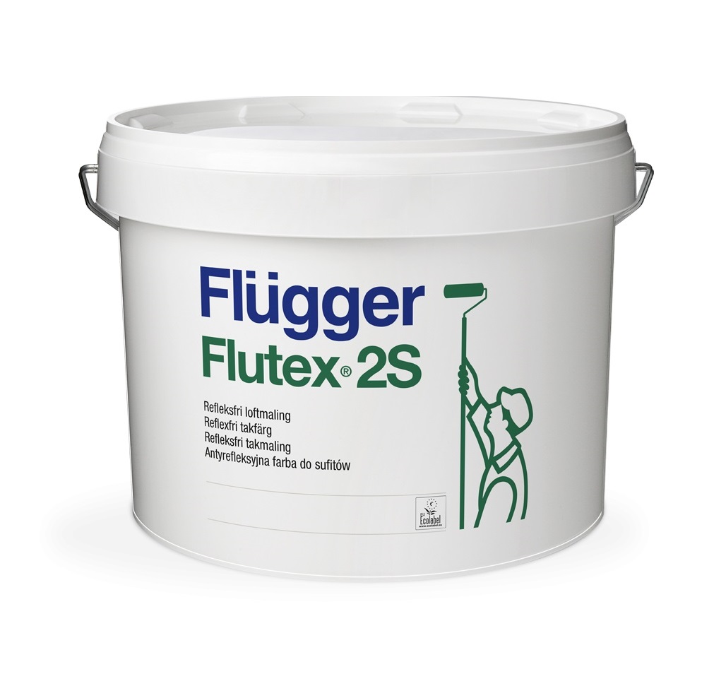 Краска Flugger Flutex 2S белая 0,75 л