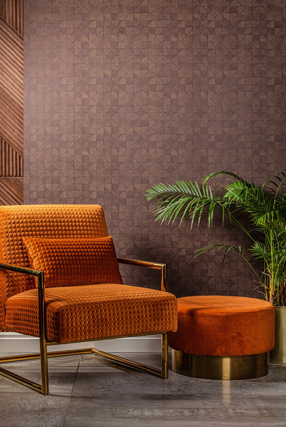 Обои Milassa Amsterdam DM4 010 10,05×1 фото в интерьере