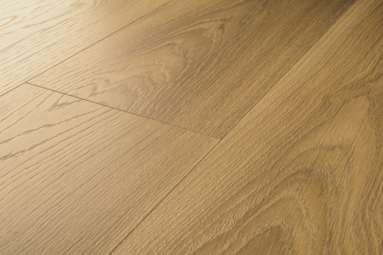 Ламинат Quick Step Classic Plus Hydro Дуб термо натуральный CLH5796 1200×190×8 фото в интерьере