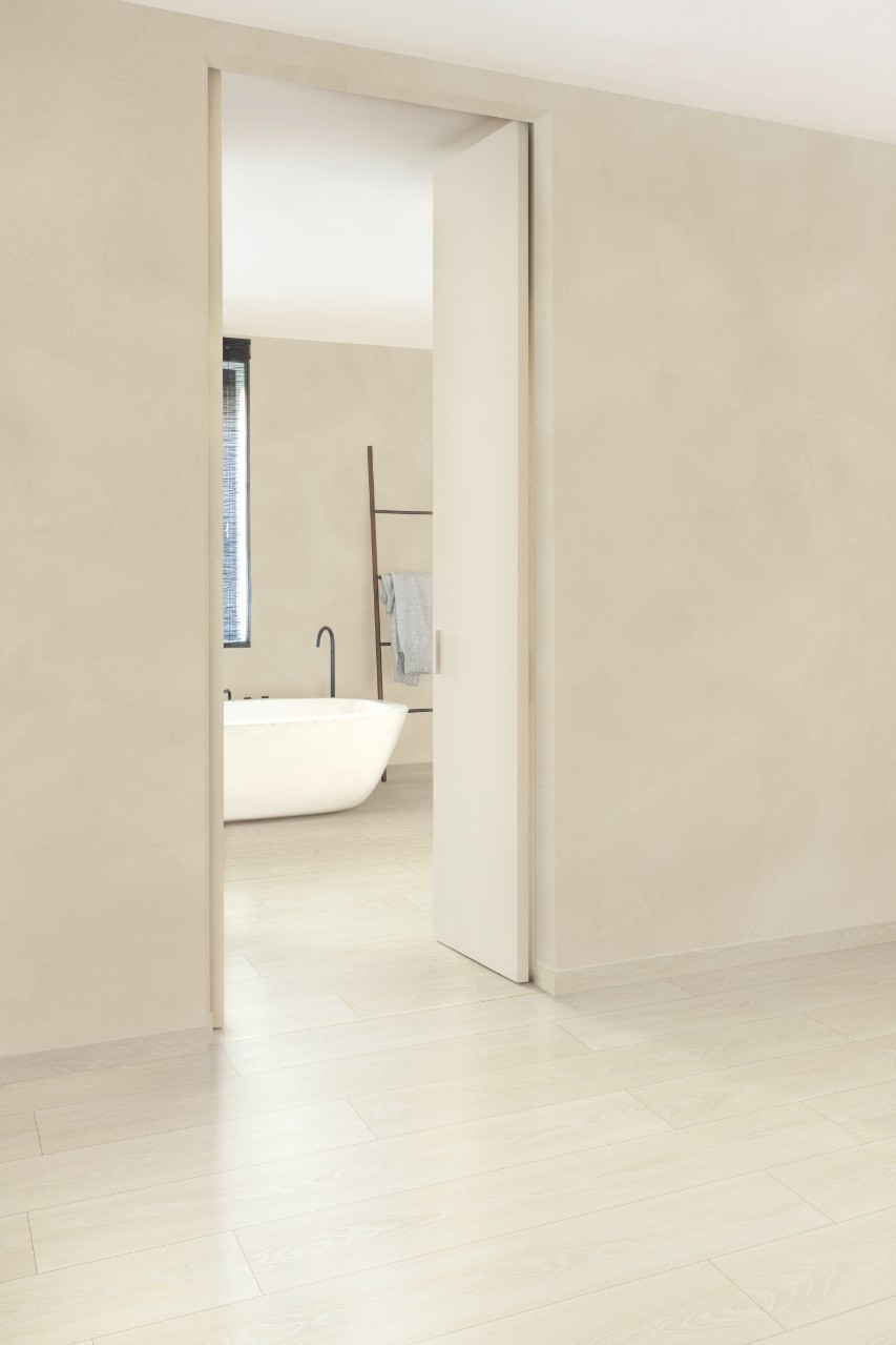 Ламинат Quick Step Classic Plus Hydro Дуб морозный CLH5798 1200×190×8 фото в интерьере