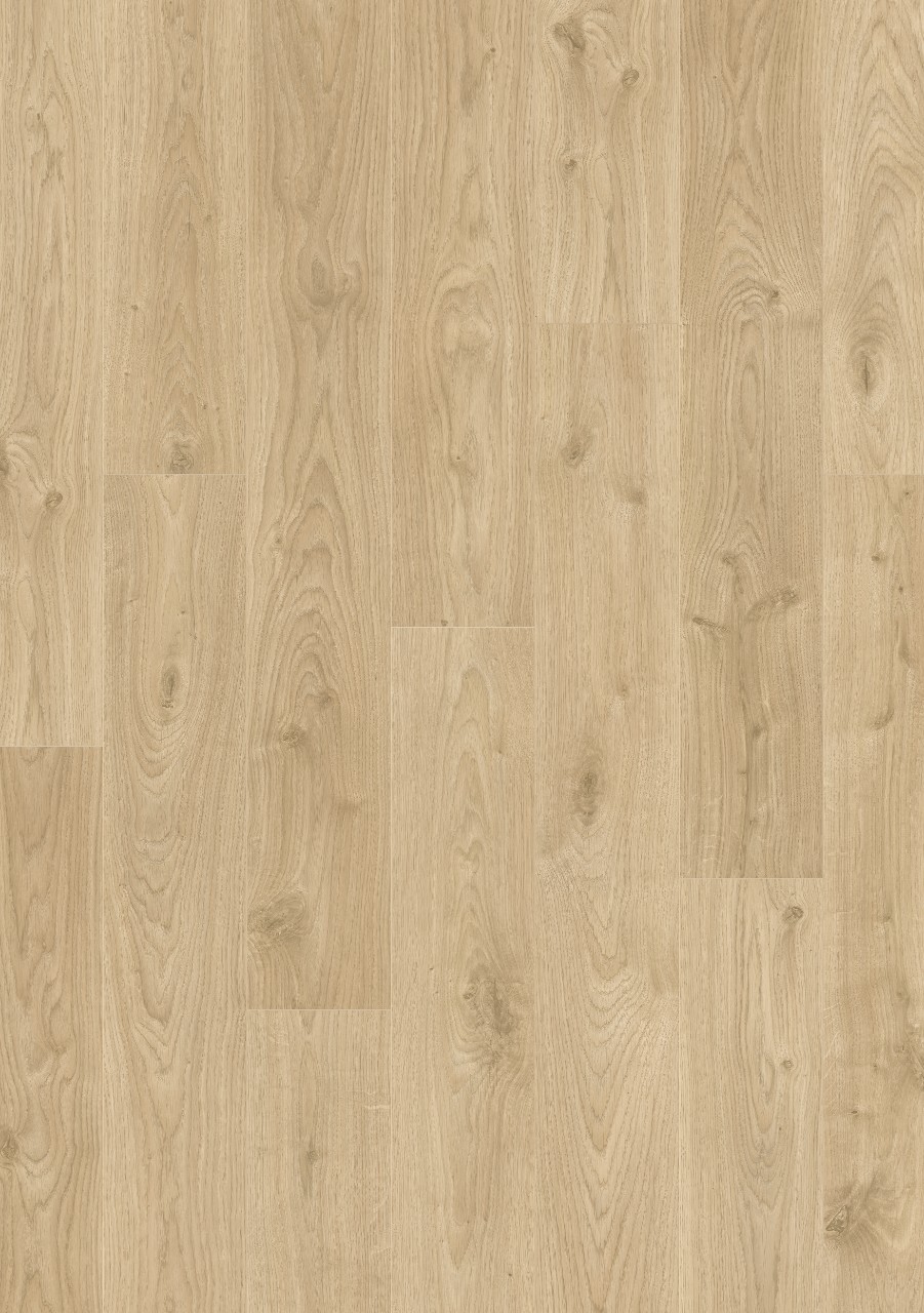 Ламинат Quick Step Perspective Hydro Доска дуба белого светло-бежевая PER6075 1380×156×9