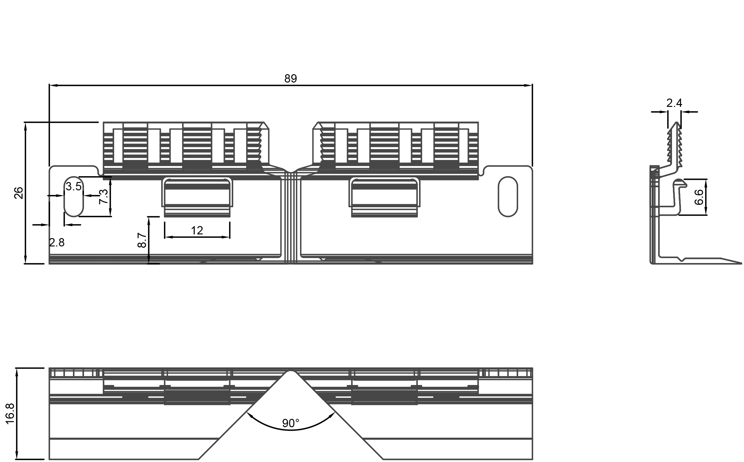 Клипсы угловые Neuhofer Holz для плинтуса CH23DE 715261, 10 шт