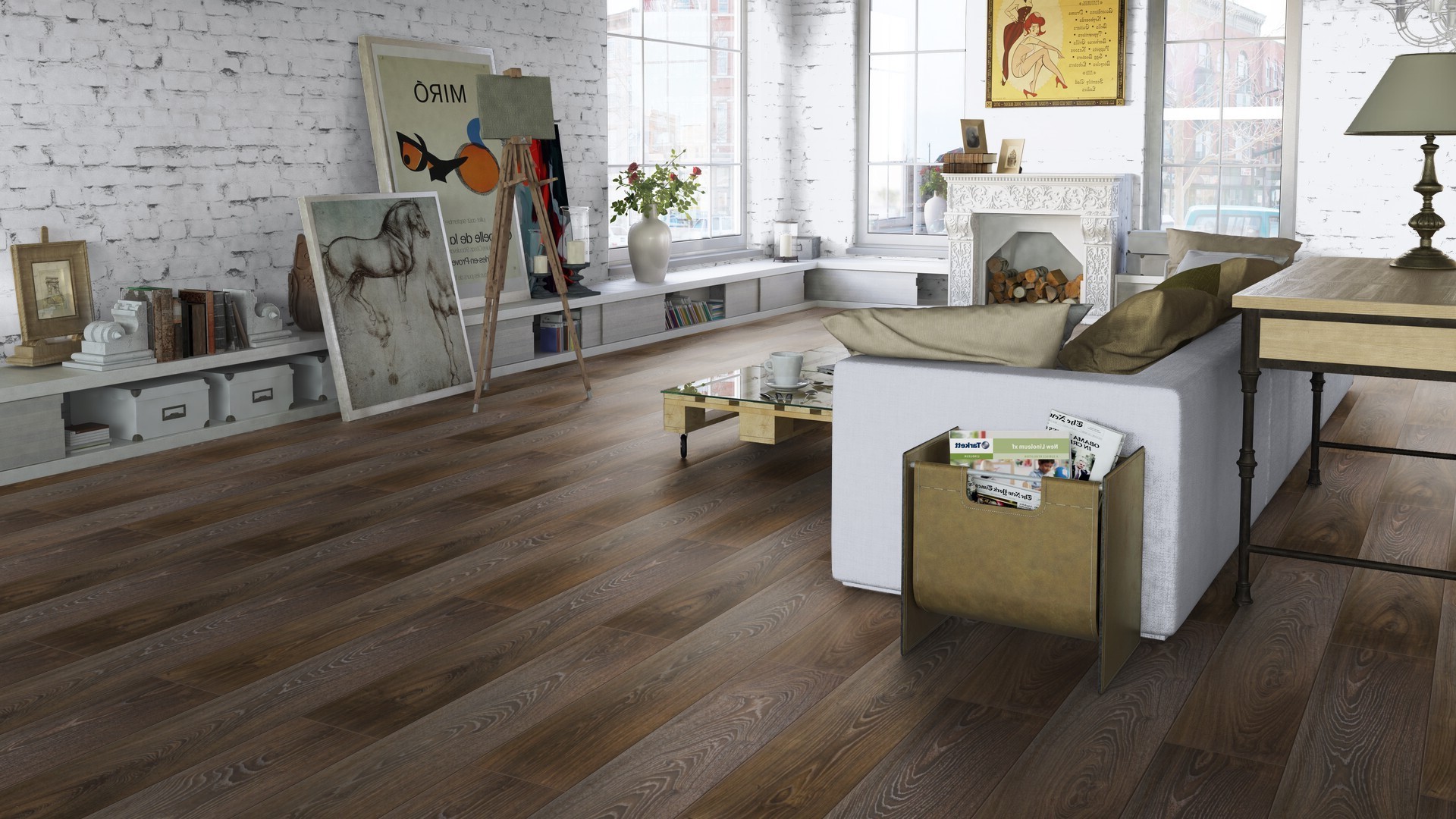 Ламинат Tarkett Navigator Magellan 504415024 1292×194×12 фото в интерьере