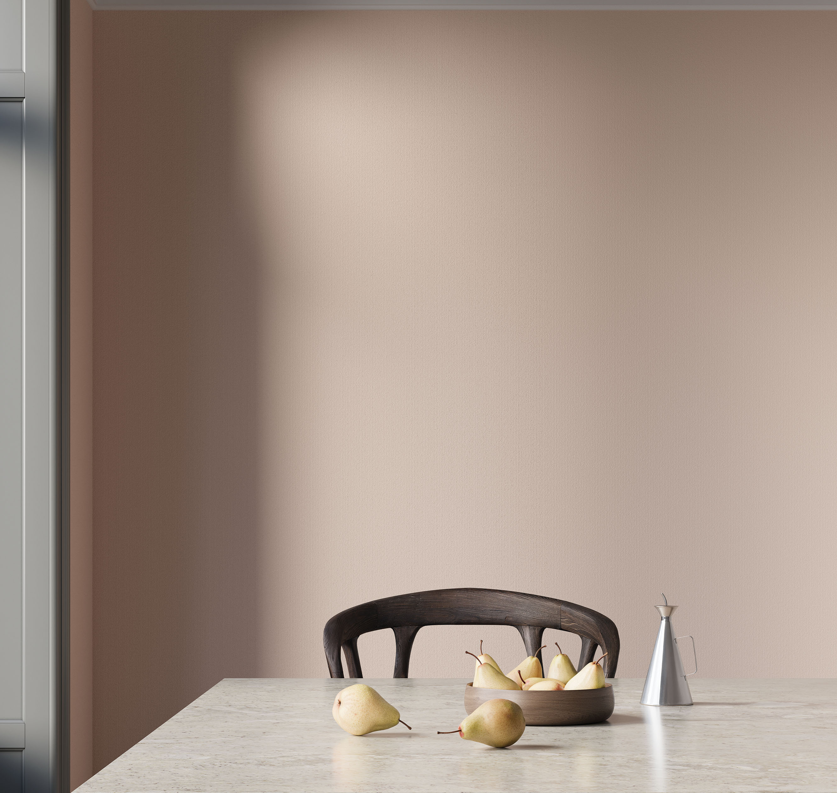 Обои под покраску Milassa Wall Booster Холщовая ткань Hessian Fabric WB STR2 001 10,05×1 фото в интерьере