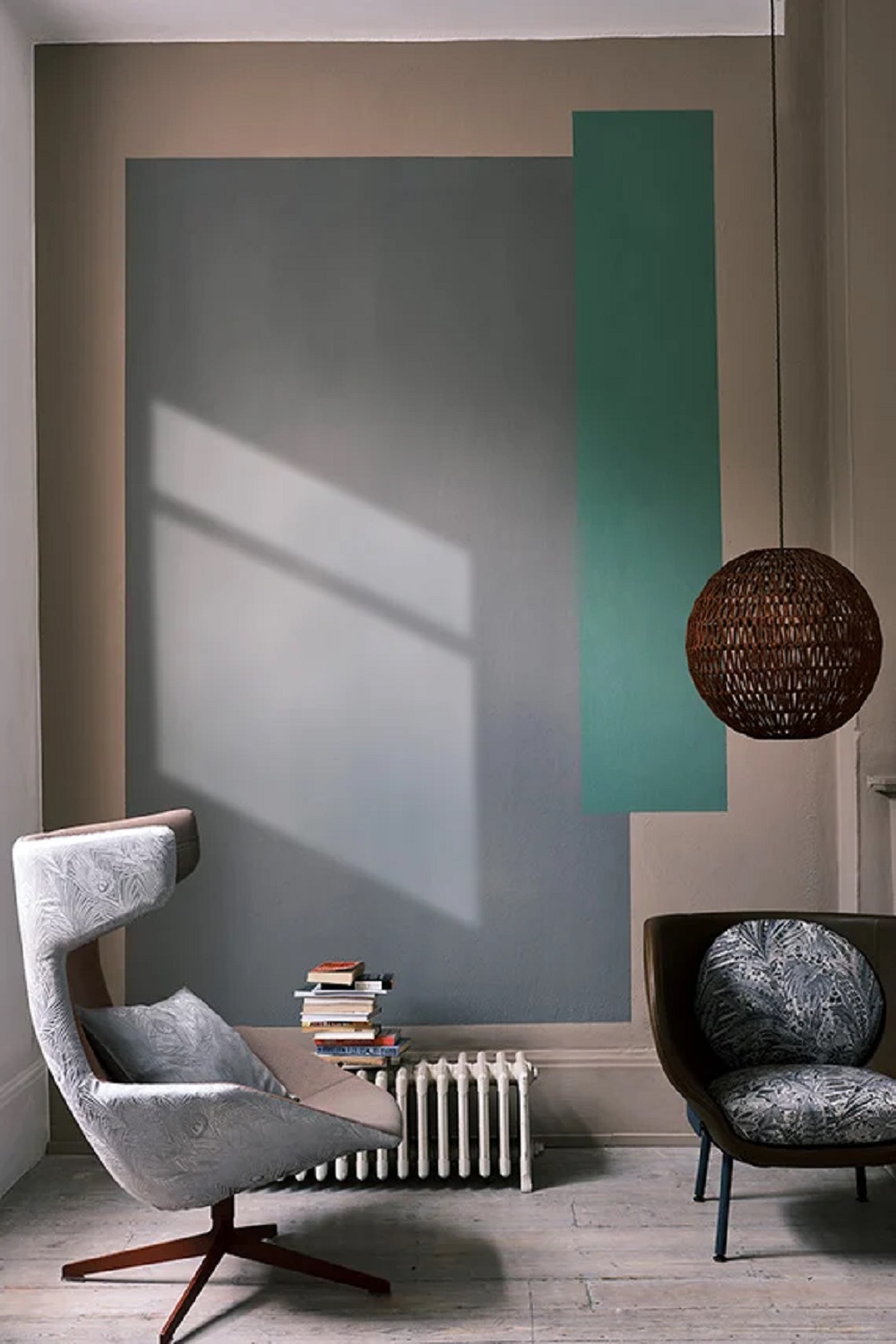 Краска Farrow & Ball Liberty цвет Chemise 216 Full Gloss 0,75 л фото в интерьере