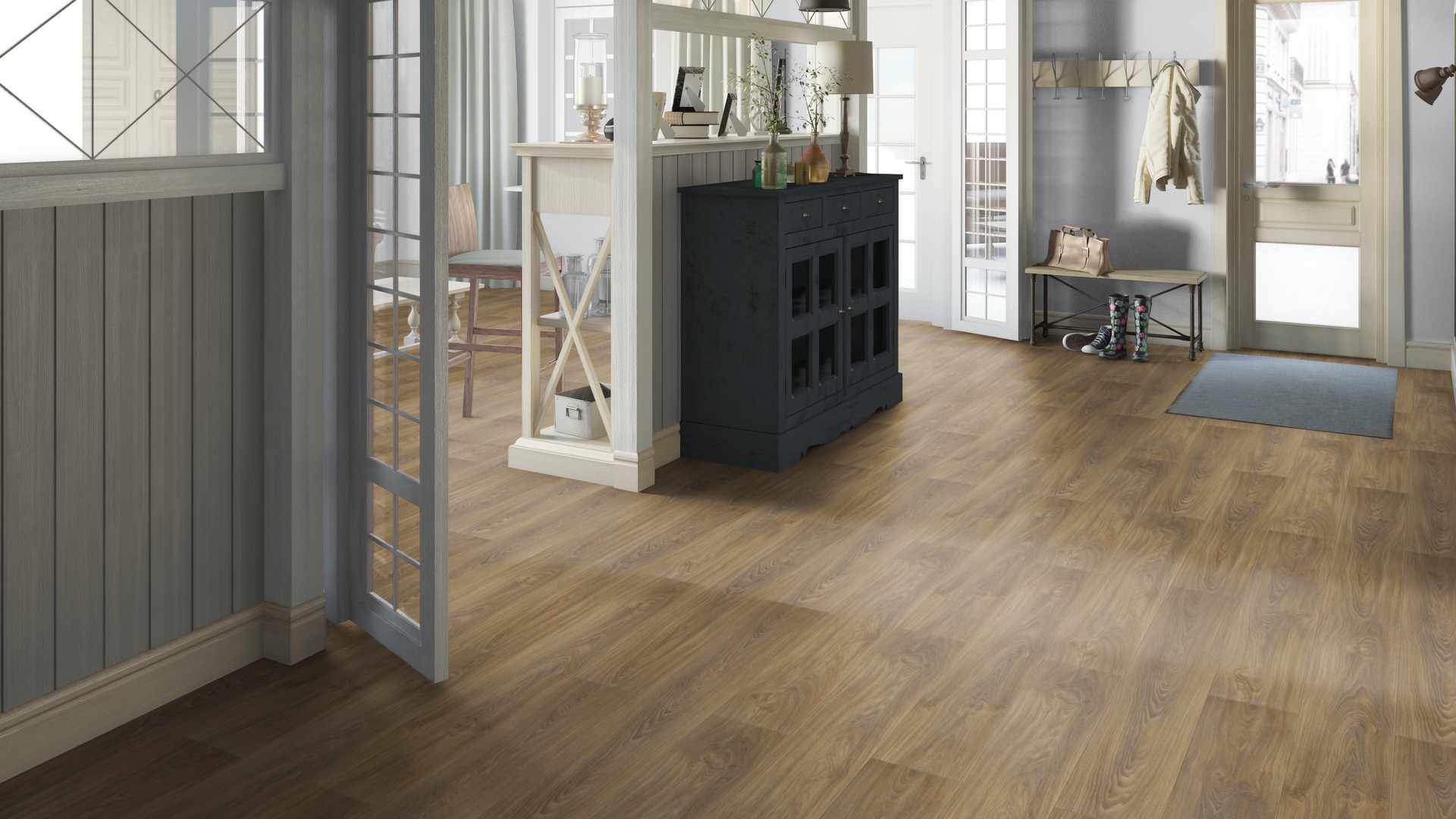 Ламинат Tarkett Ballet Carmen 504426004 1292×194×8 фото в интерьере