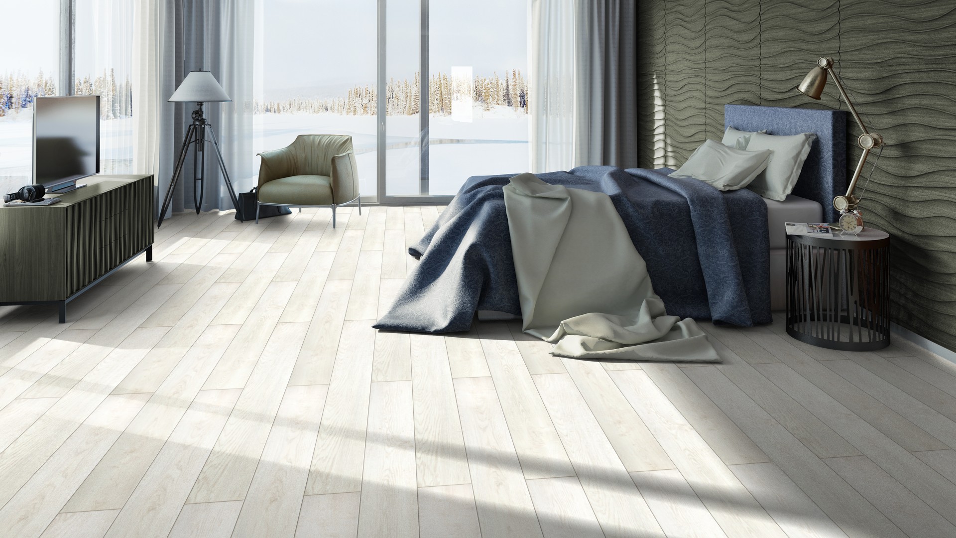 Ламинат Tarkett Pilot Earhart 504418000 1292×159×10 фото в интерьере