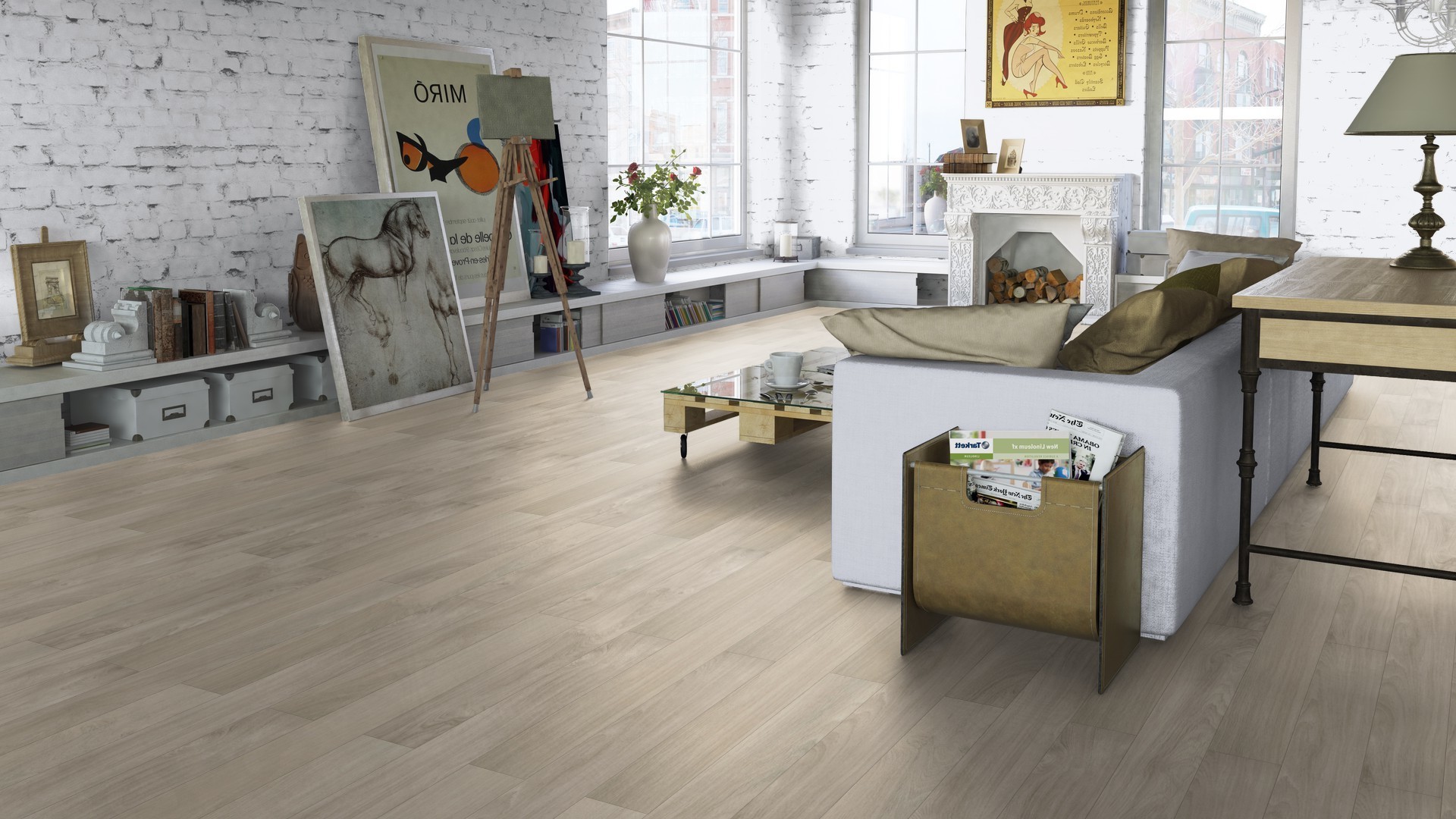 Ламинат Tarkett Gallery Botticelli 504425000 1292×116×12 фото в интерьере