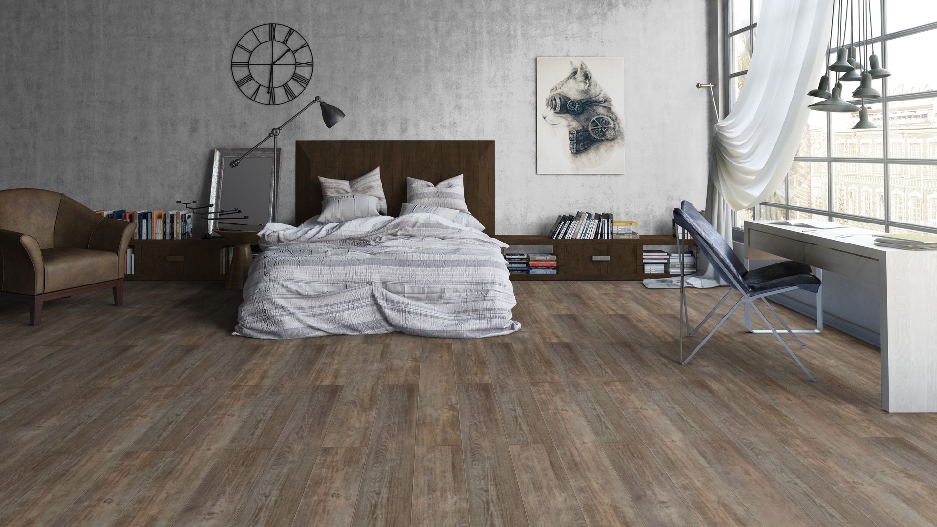 Ламинат Tarkett Cinema Taylor 504108033 1292×194×8 фото в интерьере