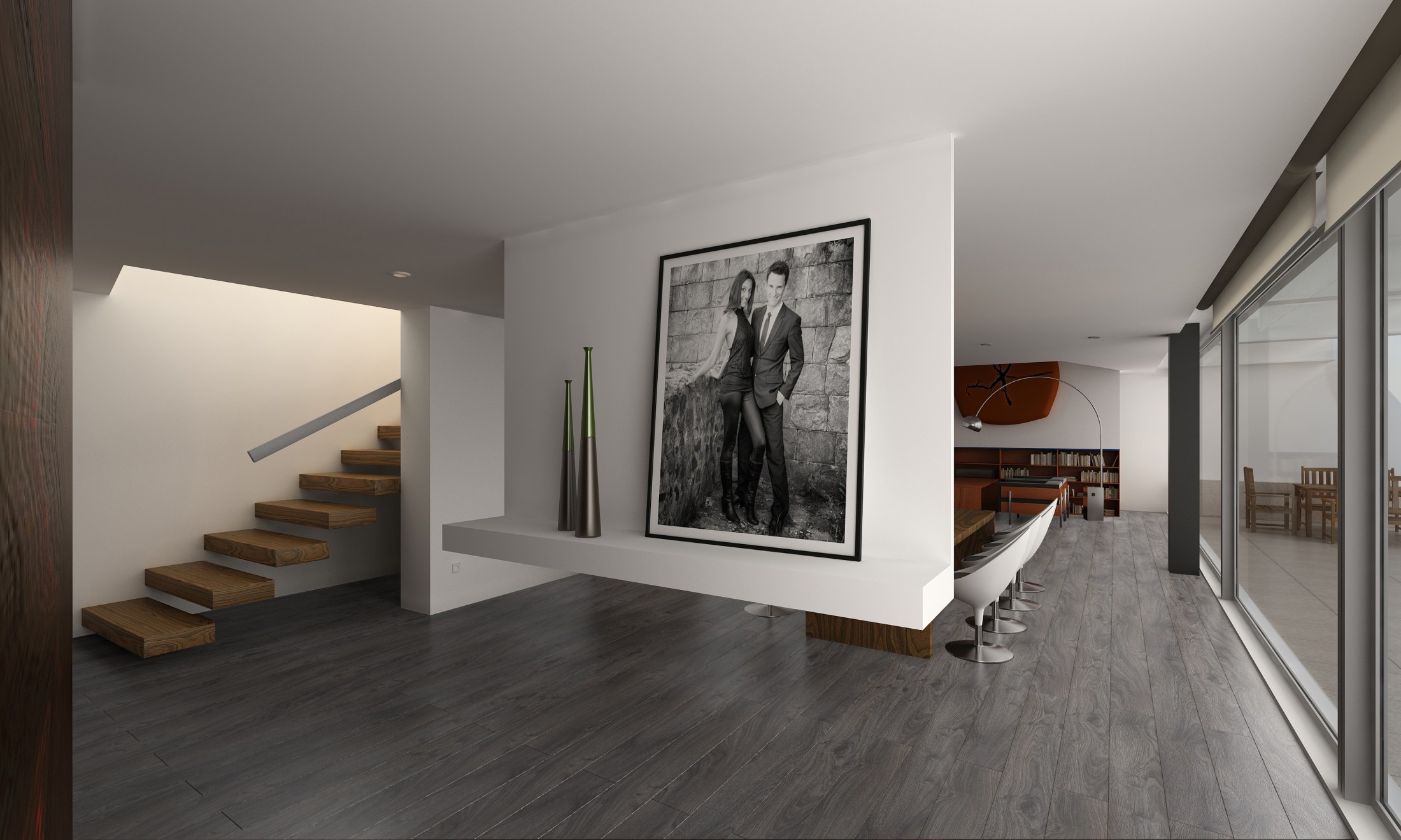 Ламинат Classen Impression WR Oak Santana 56586 1285×158×10 фото в интерьере