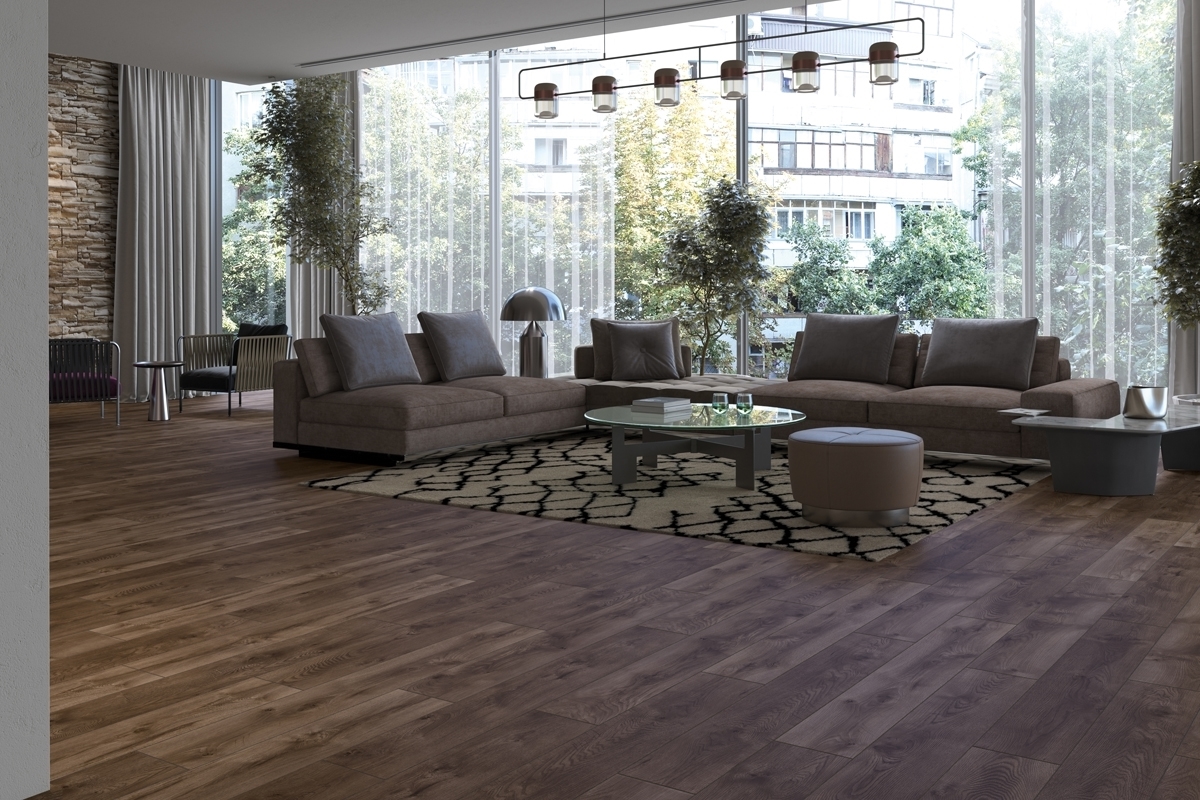 Ламинат Classen Vision WR Oak Huron 52790 1285×192×8 фото в интерьере