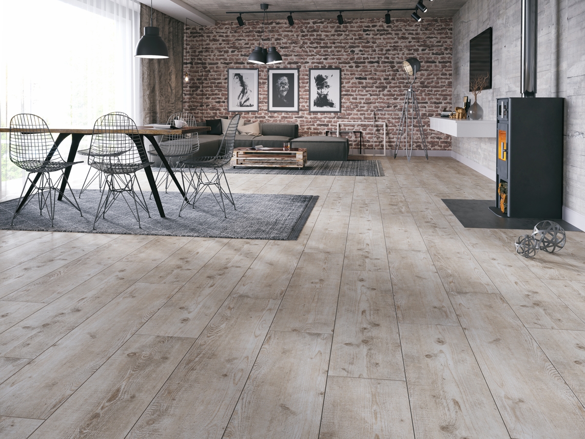 Ламинат Classen Villa WR Pine Bordeaux 55066 1285×280×8 фото в интерьере