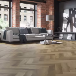 Кварцвиниловый SPC ламинат Fargo Parquet Дуб Афины 33-2187-09 венгерская елка 615×123×4