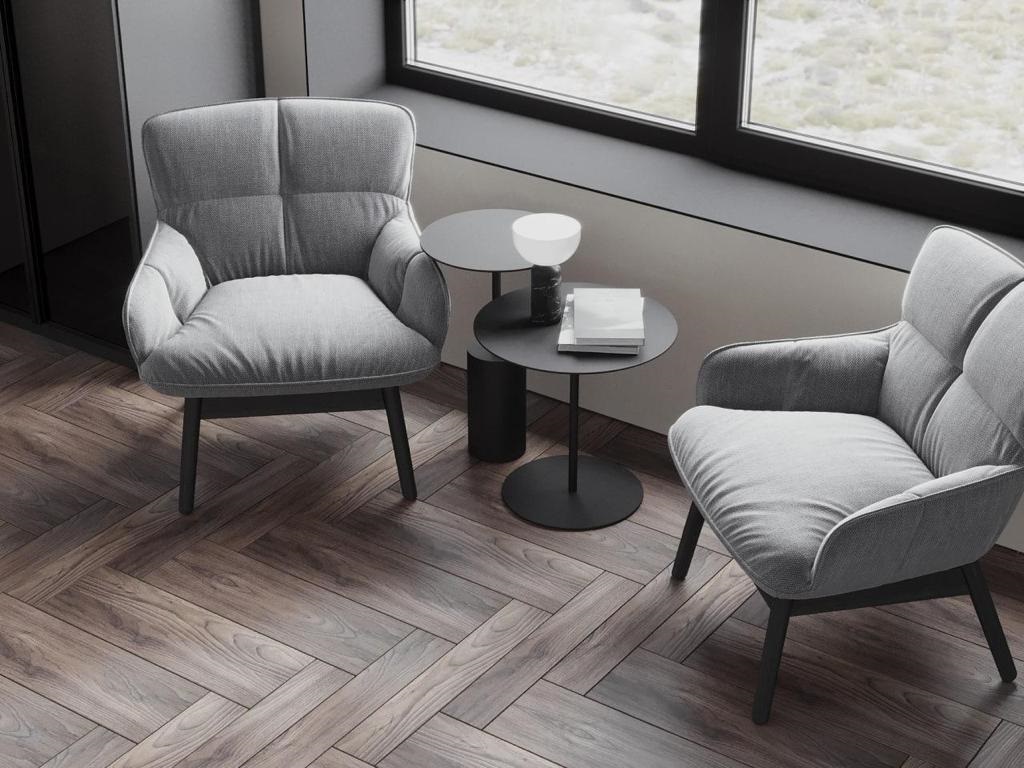 Ламинат CBM Mosaik Дуб Брунталь 301 венгерская елка 600×200×10 фото в интерьере