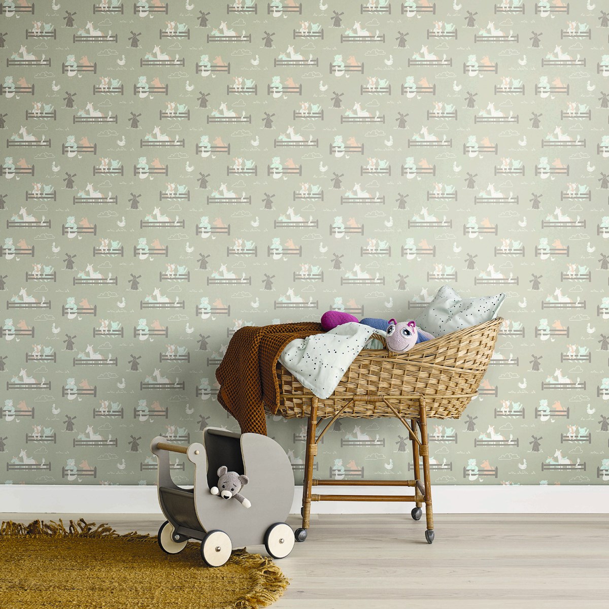 Обои Aura No Limits 640203 фото в интерьере