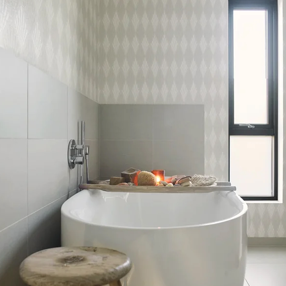 Обои Aura Living@Home Art Deco 621035 11,2×0,52 фото в интерьере