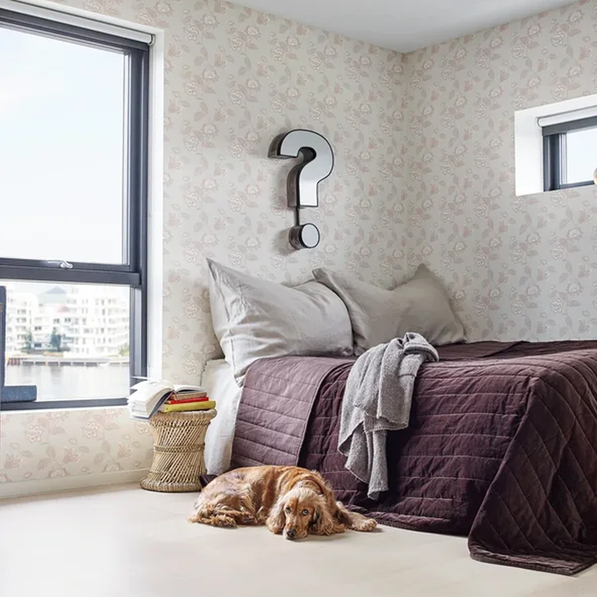 Обои Aura Living@Home Flower Garden 620826 11,2×0,52 фото в интерьере