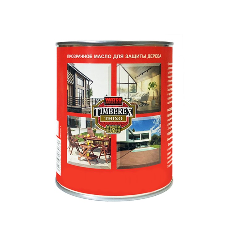 Цветное тиксотропное масло для деревянных поверхностей Timberex Thixo PWR803.1 Warm Grey 1 л