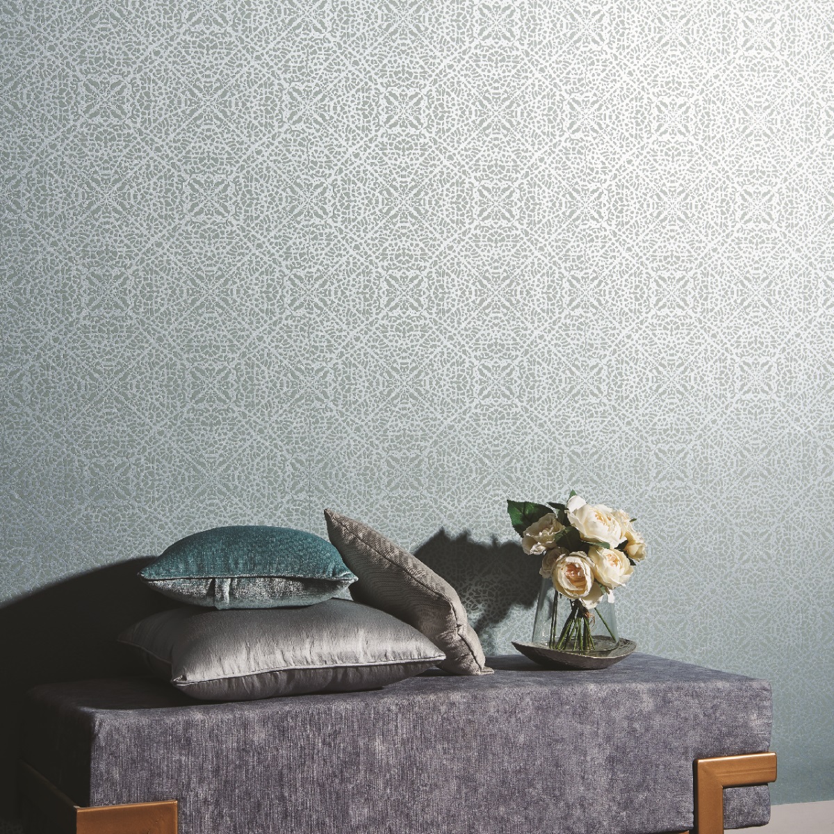 Обои Aura Moonlight NL3704 10,05×0,53 фото в интерьере