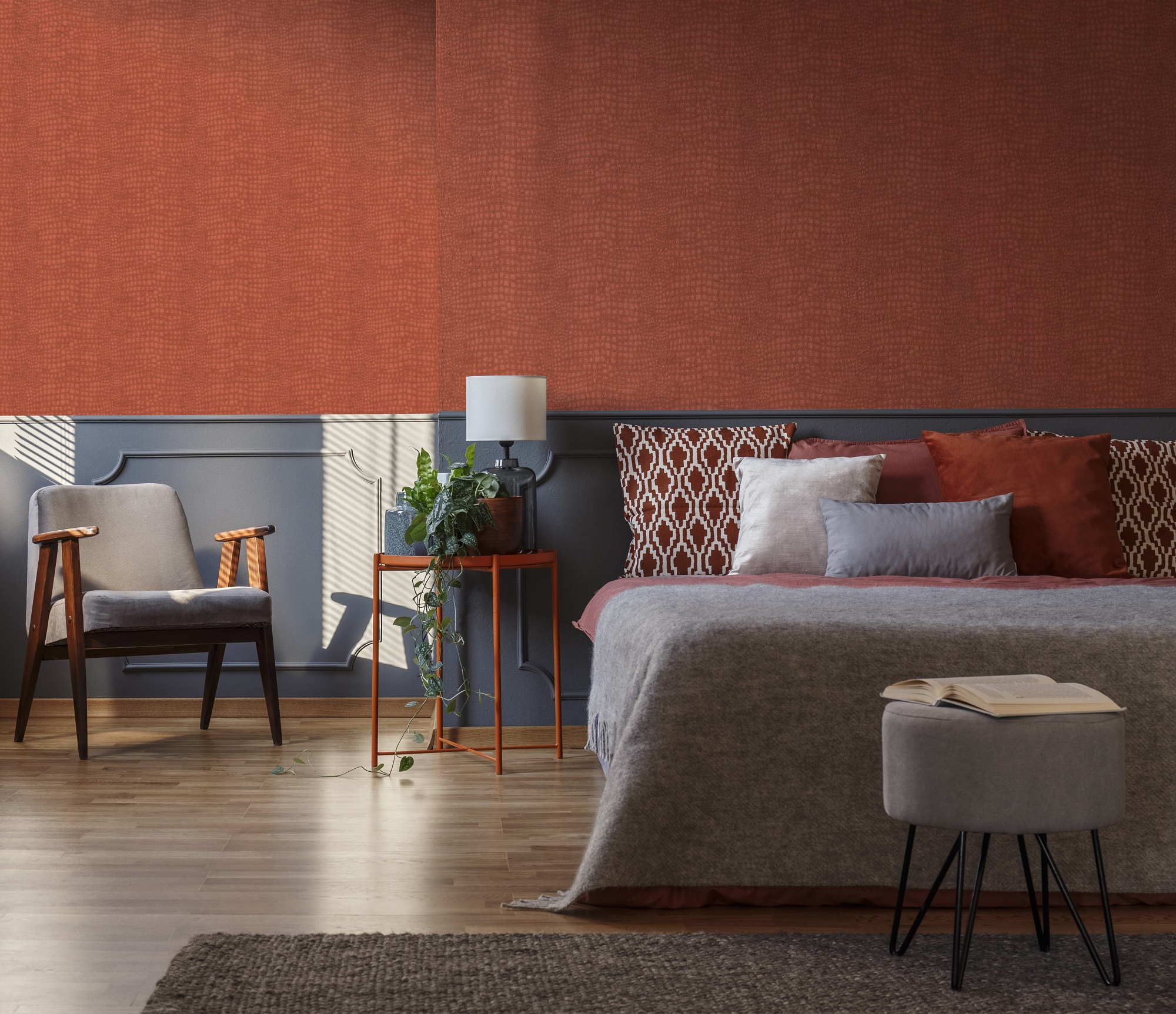 Обои Aura Lost Island 32-772 10,05×0,53 фото в интерьере Обои Aura Lost Island 32-772 10,05×0,53 фото в интерьере