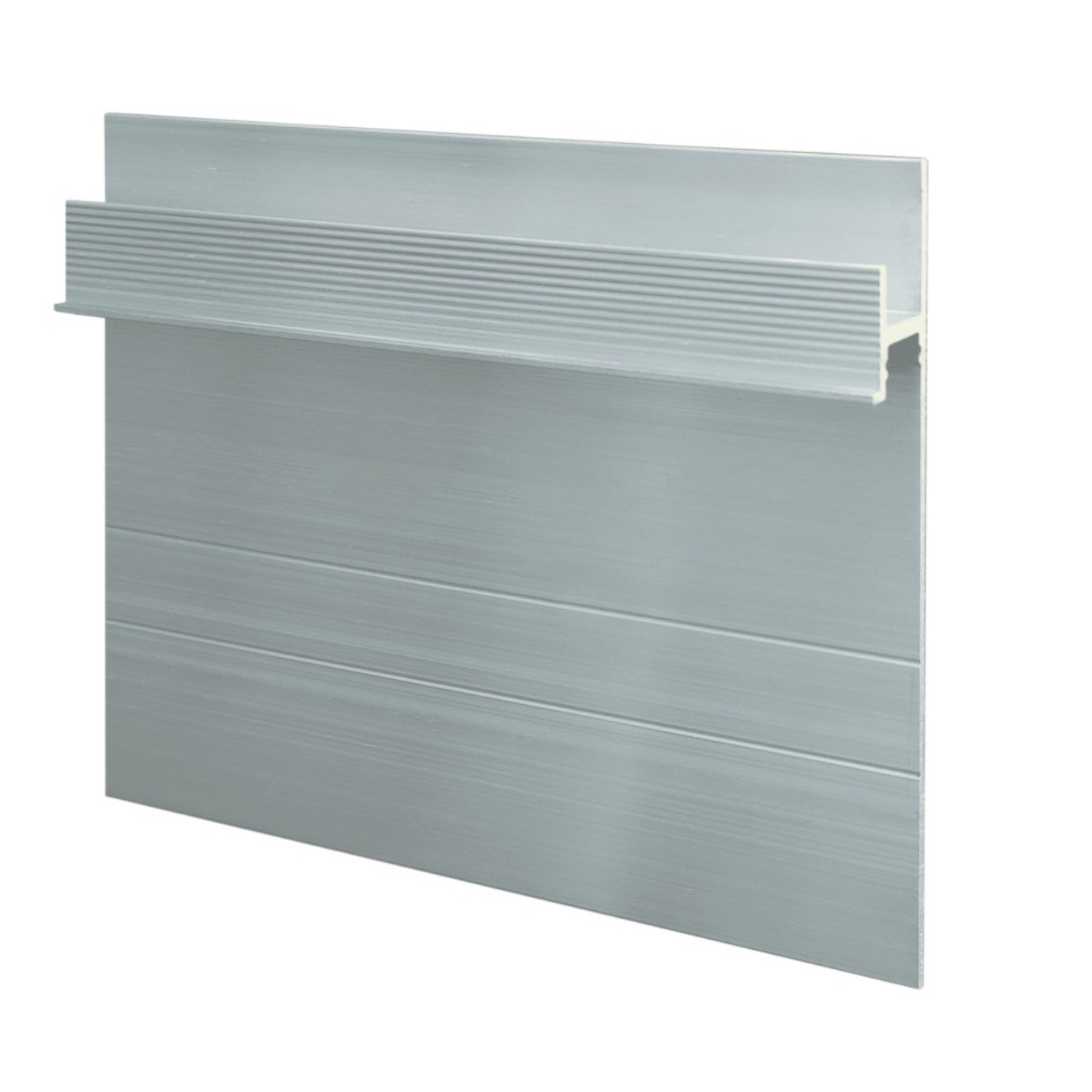 Плинтус алюминиевый скрытый Ликорн C-02.2.2 матовый с подсветкой 2050×105×13,3