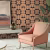Обои Aura La Tapicera Avestruz Mandarina WP181051 10,05×0,53 фото в интерьере
