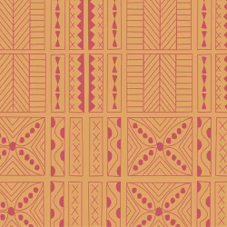 Обои Aura La Tapicera Mahori Amarillo-Naranja WP191022 10,05×0,53