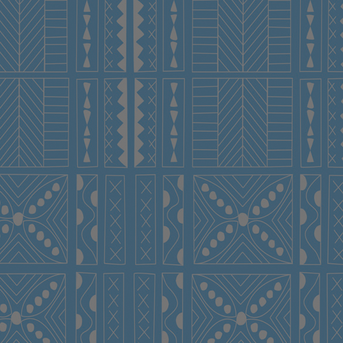 Обои Aura La Tapicera Mahori Azul-Plata WP191023 10,05×0,53