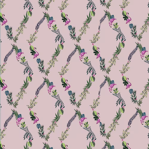 Обои Aura La Tapicera Flamingo Road Rose WP172032 10,05×0,53