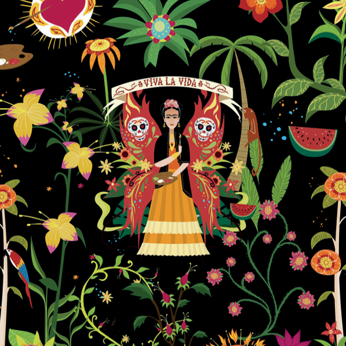 Обои Aura La Tapicera Frida Night WP182074 10,05×0,53