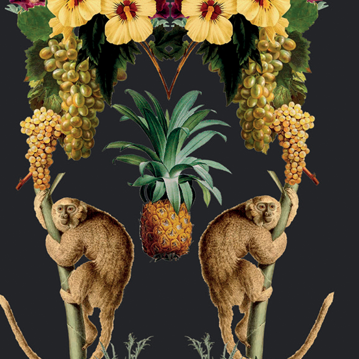 Панно Aura La Tapicera Jardin Vertical Dark WA192073 3,2×2,12