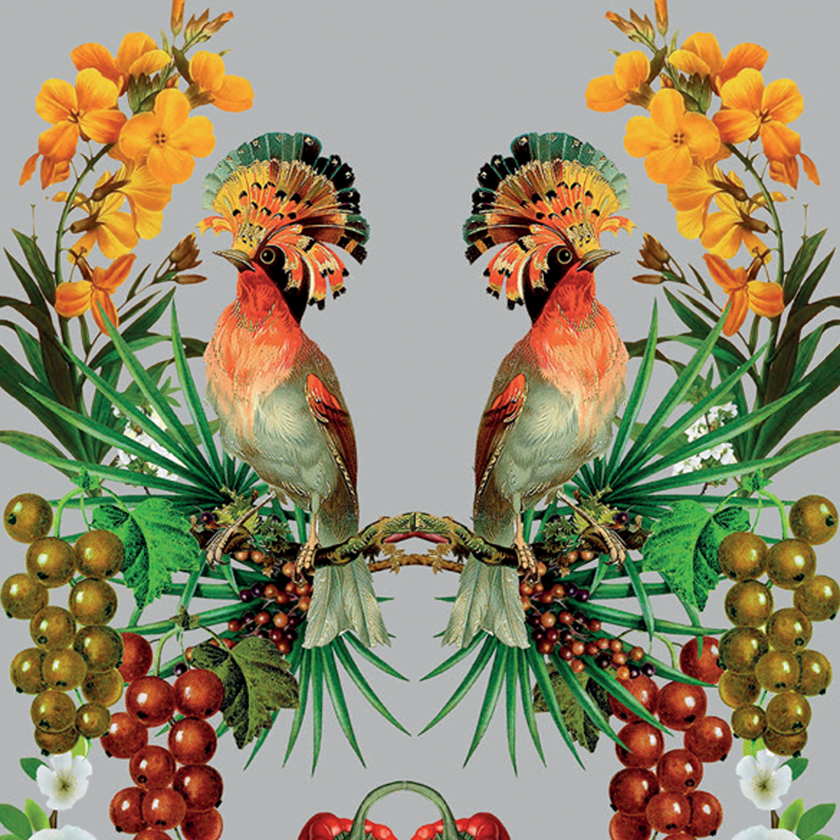 Панно Aura La Tapicera Jardin Vertical Silver WA192072 3,2×2,12