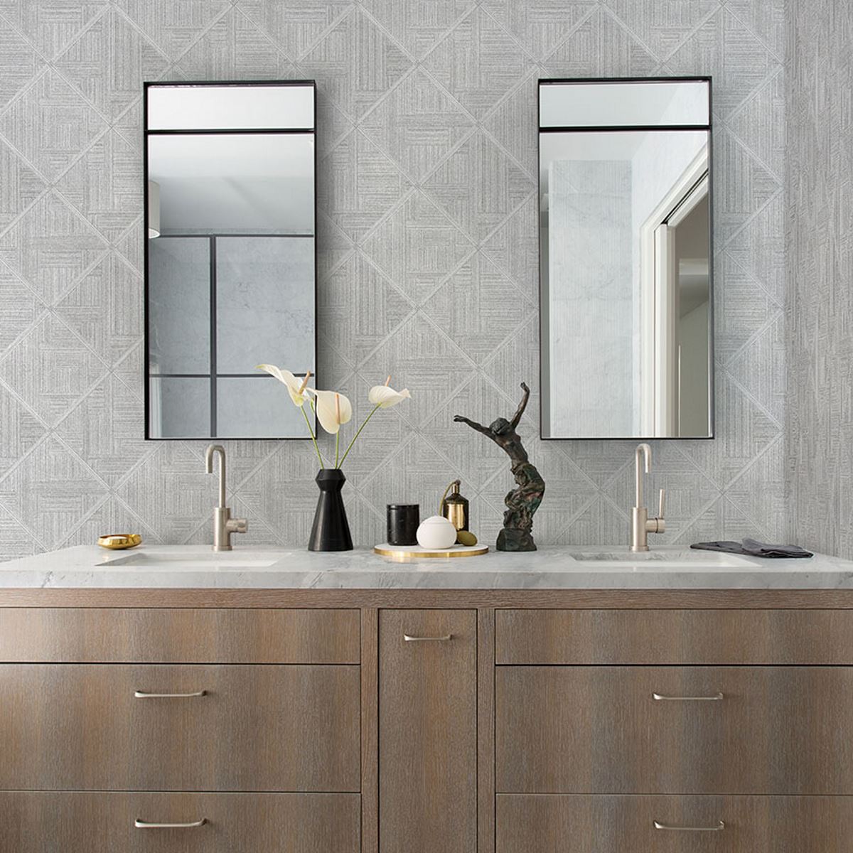 Обои Aura Scott Living II FD26208 10,05×0,52 фото в интерьере