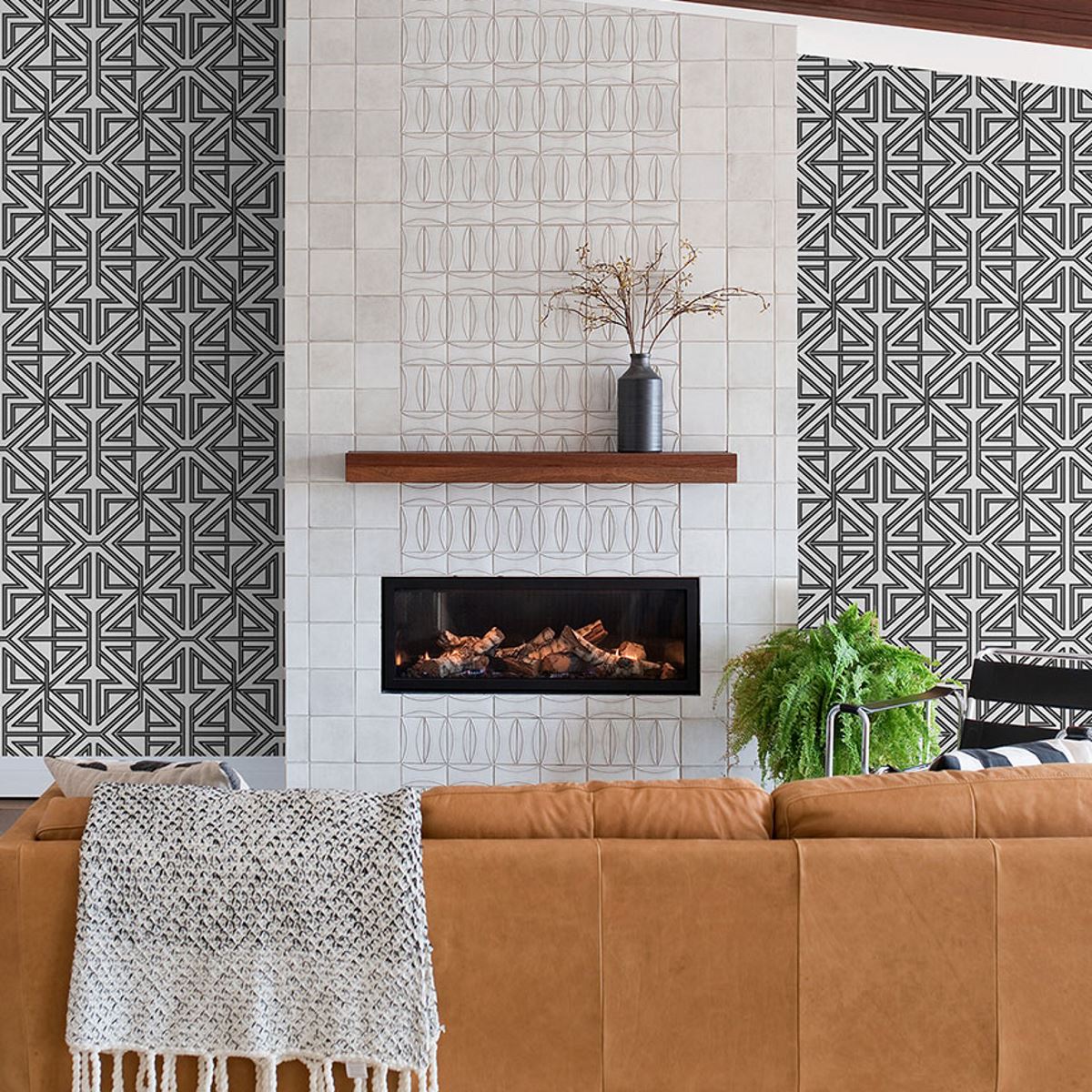 Обои Aura Scott Living II FD26231 10,05×0,52 фото в интерьере