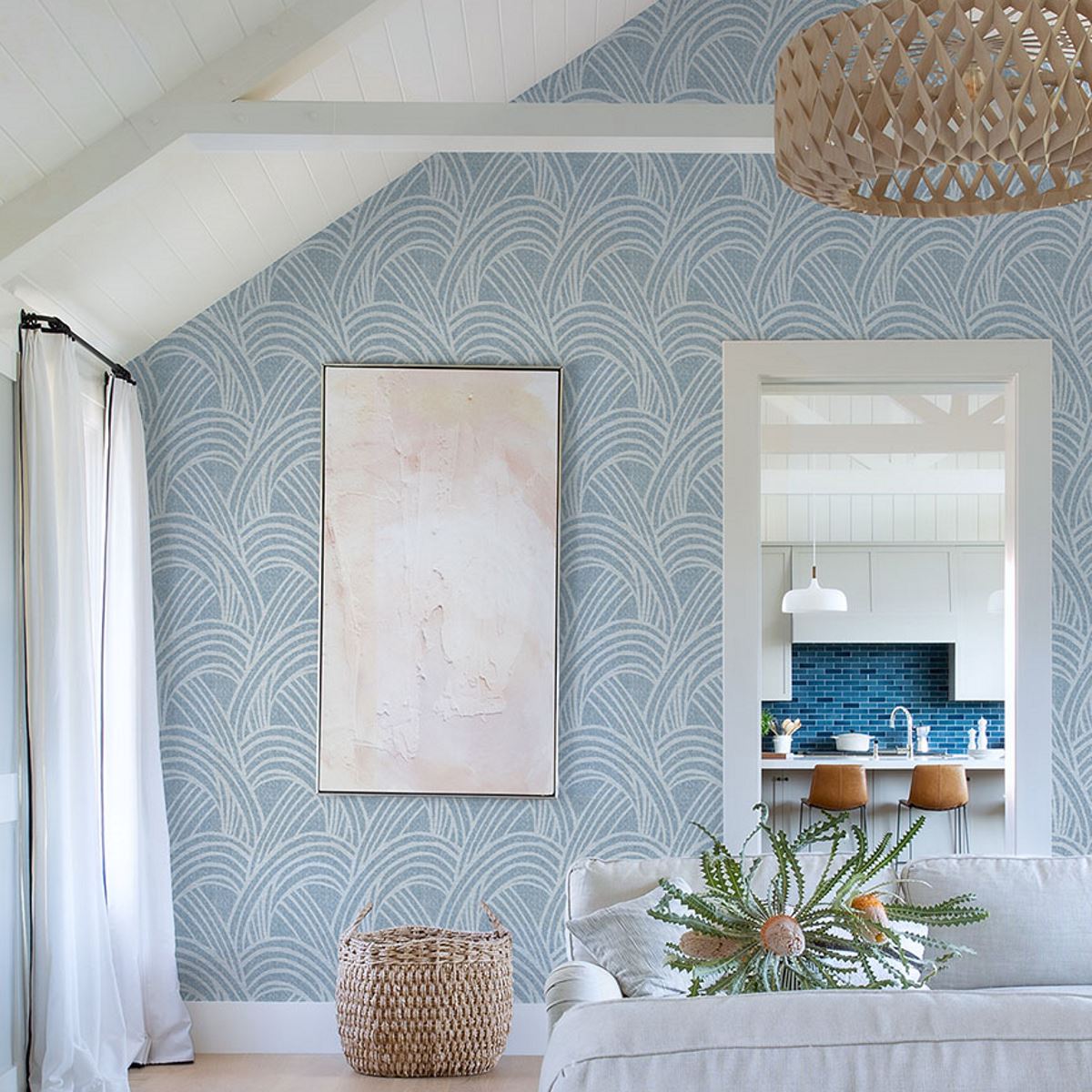 Обои Aura Scott Living II FD26217 10,05×0,52 фото в интерьере