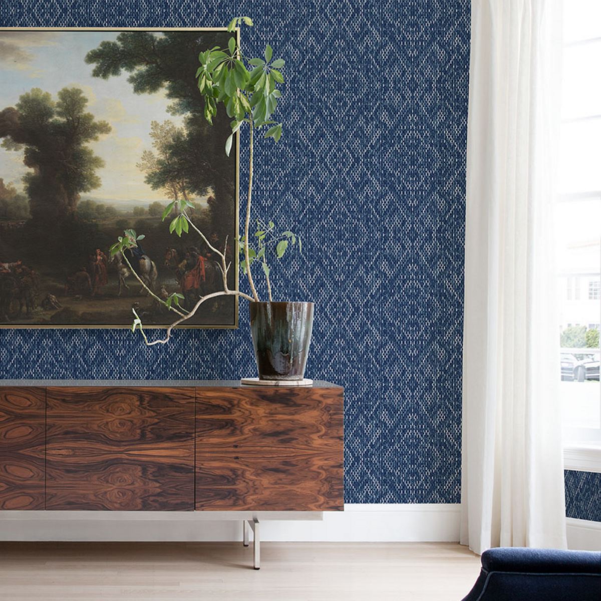 Обои Aura Scott Living II FD26242 10,05×0,52 фото в интерьере