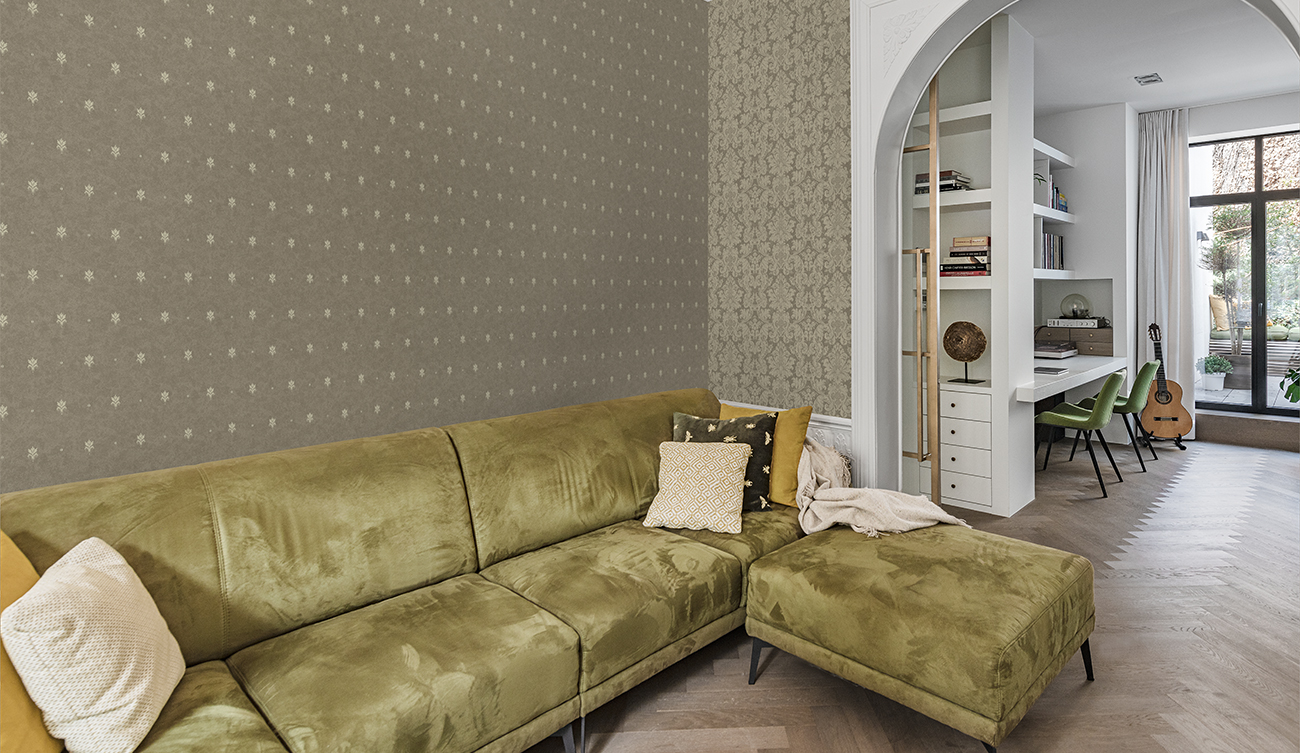 Обои Milassa Status vol. V EST4 005 10,05×1 фото в интерьере