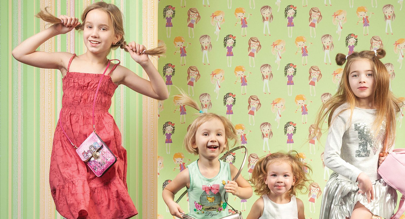 Обои Loymina Lemonade Pretty Girls LM7 005 10,05×1 фото в интерьере