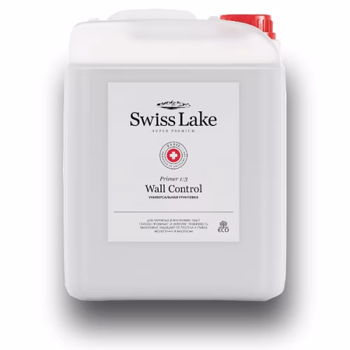 Грунтовка универсальная Swiss Lake Primer 1:3 Wall Control акриловая 10 л