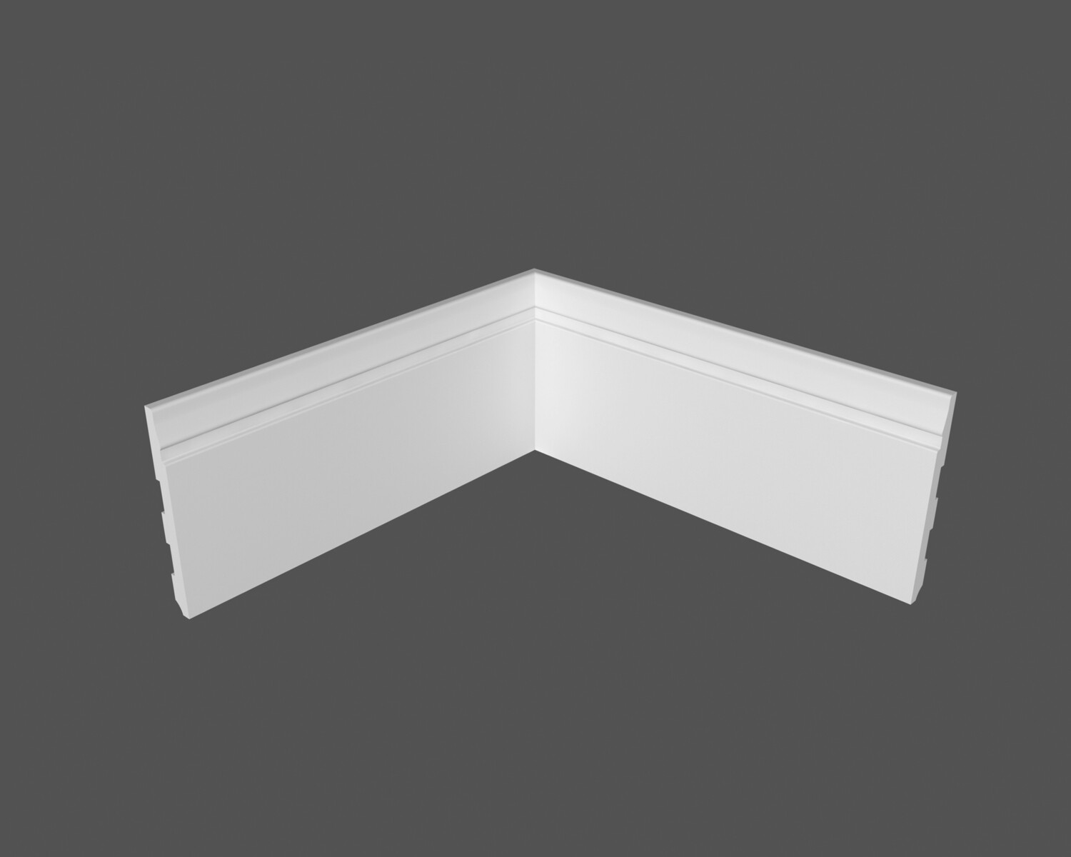 Плинтус МДФ под покраску Ликорн Р 23.133.12 2070×133×12