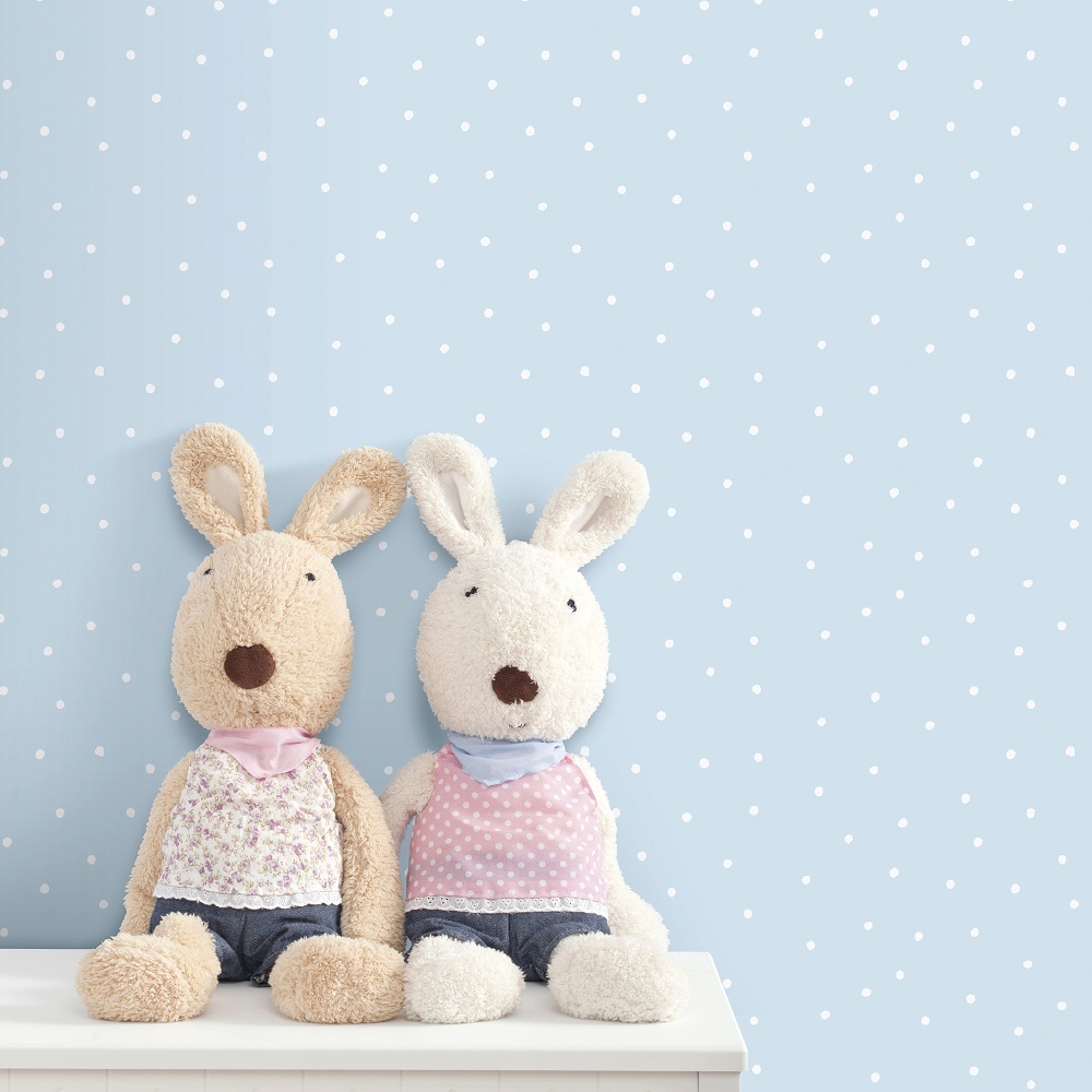 Обои Aura Pippo Specks 459-1 10,05×0,53 фото в интерьере