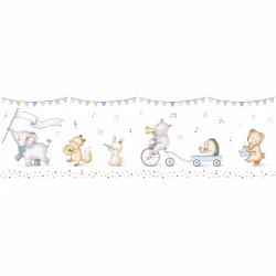 Бордюр Aura Pippo Cenefa Little Parade 472-1 5×0,16