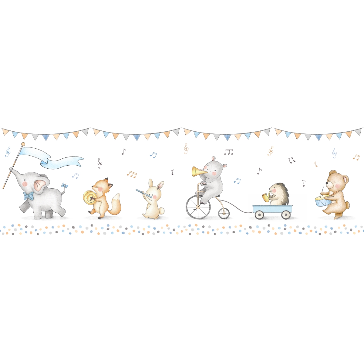 Бордюр Aura Pippo Cenefa Little Parade 472-1 5×0,16