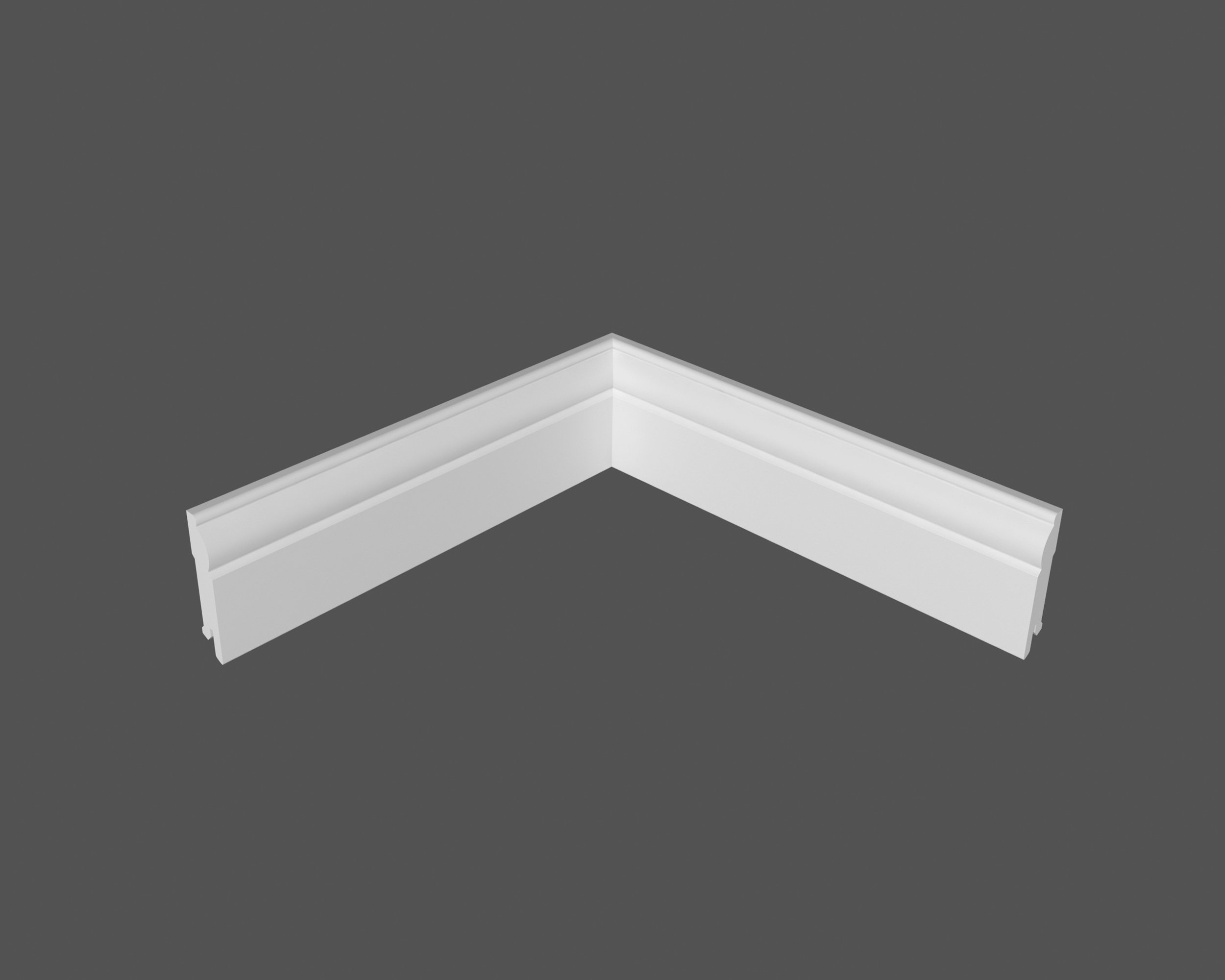 Плинтус МДФ под покраску Ликорн Р 4.80.16 2070×80×16