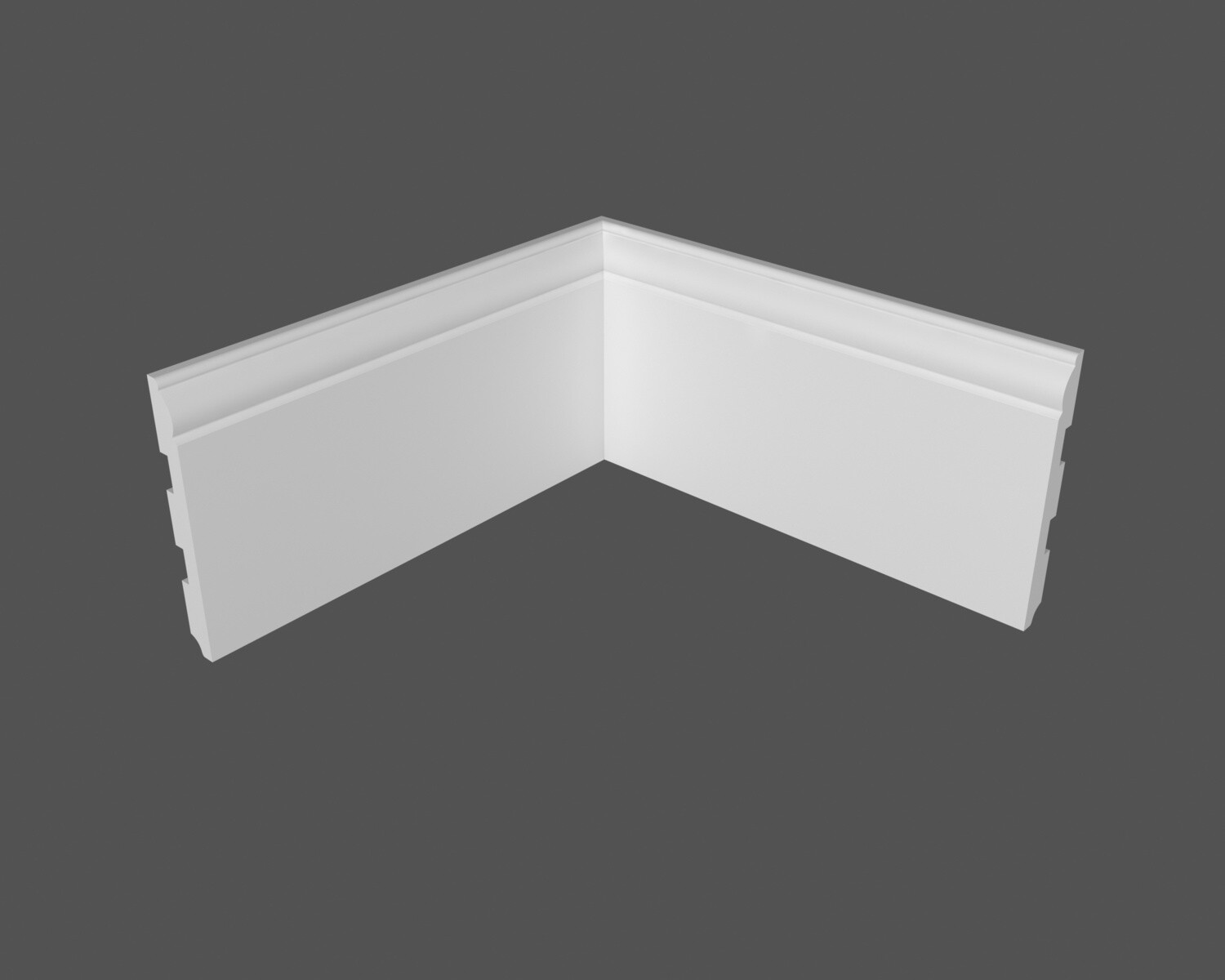 Плинтус МДФ под покраску Ликорн Р 4.150.16 2070×150×16