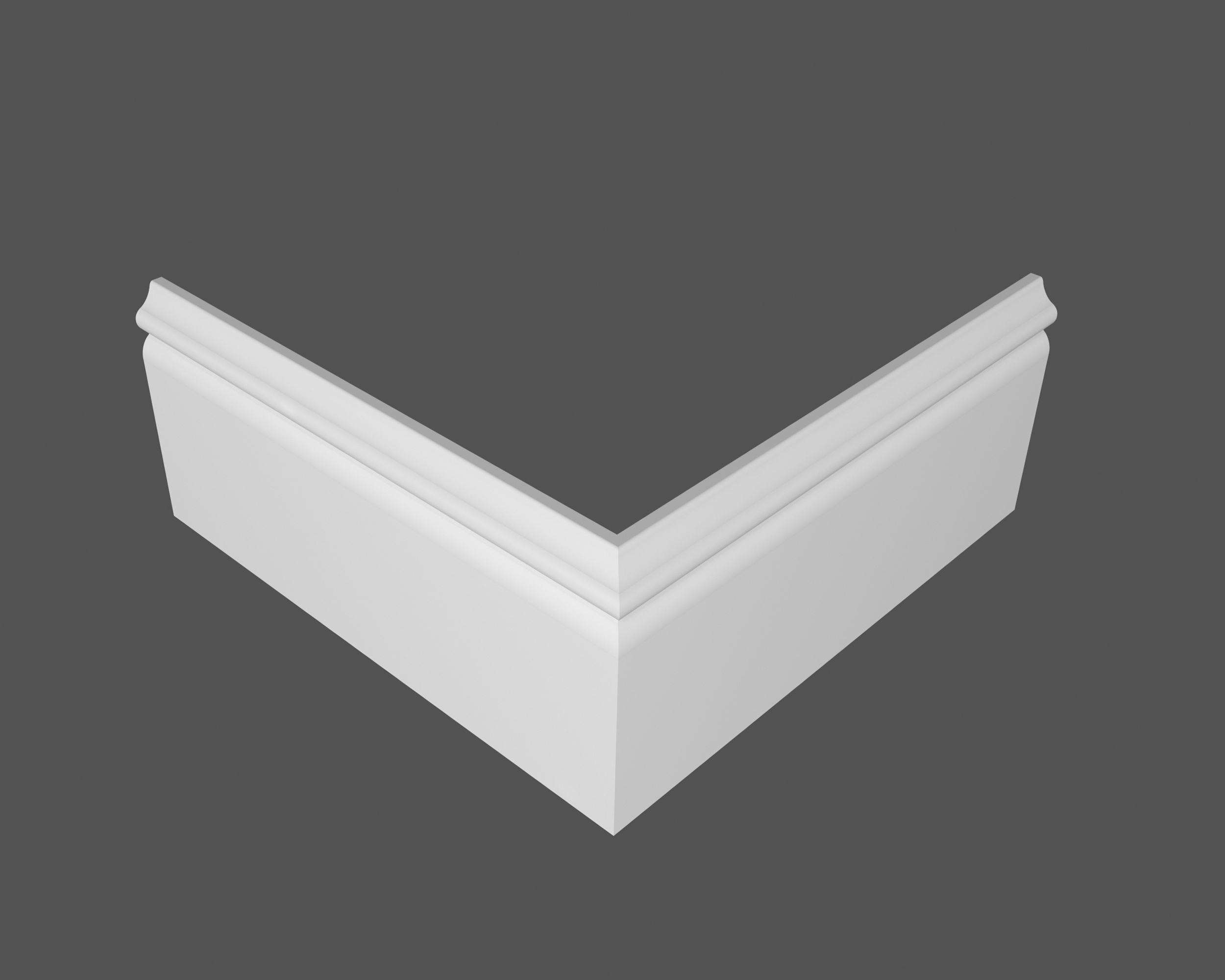 Плинтус МДФ под покраску Ликорн Р 8.137.18 2070×137×18