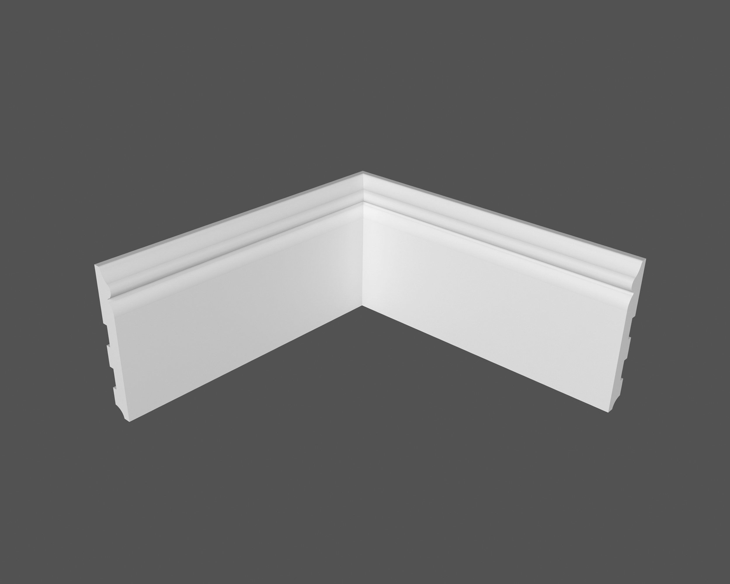 Плинтус МДФ под покраску Ликорн Р 8.137.18 2070×137×18